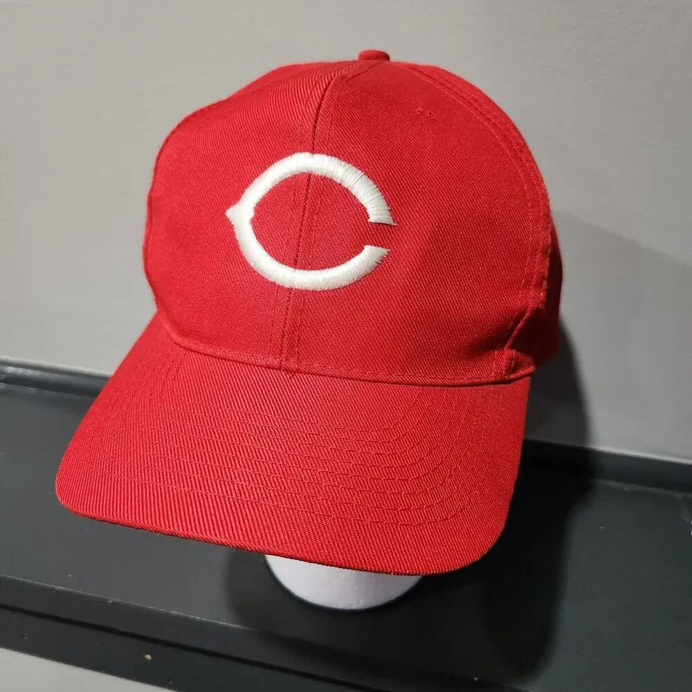 VTG 90s Cincinnati Reds American Needle MLB Baseball Snapback Hat Cap OSFA‎